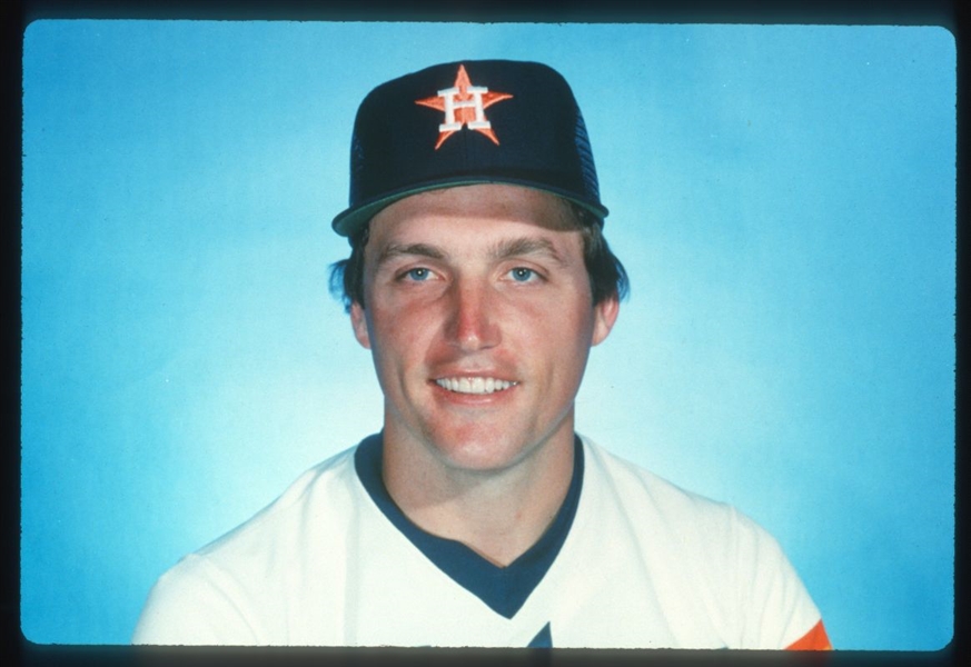 1985 Original Slide Transparency TERRY PUHL Houston Astros
