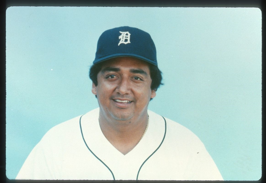 1985 Original Slide Transparency AURELIO LOPEZ Detroit Tigers