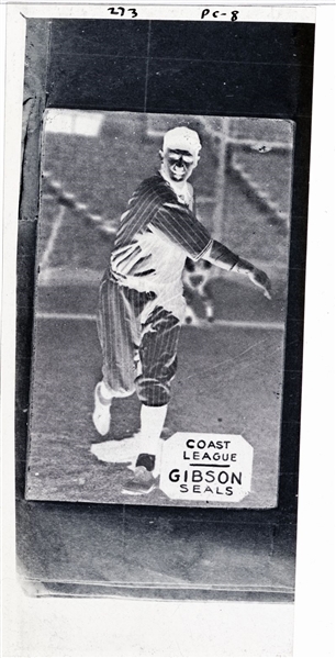 Seals SAM GIBSON ca 1930s Vintage GEORGE BURKE 3rd Gen Photo Negative