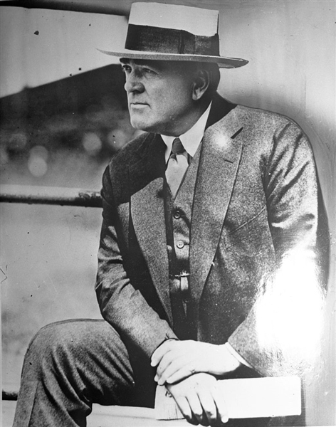 Yankees ED BARROW ca 1930s Vintage GEORGE BURKE 2nd Gen Photo Negative HOF