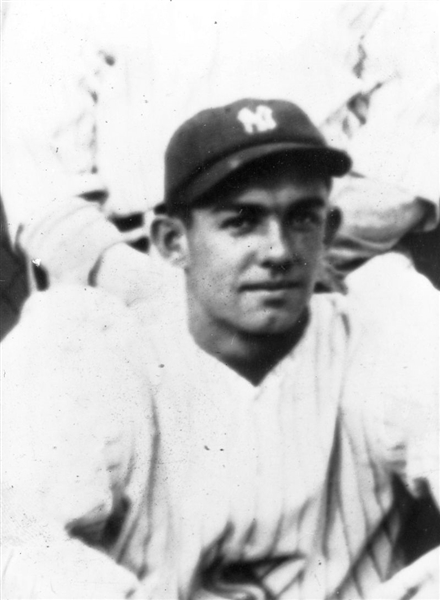 New York Yankees JOE GIARD ca 1927 Vintage GEORGE BURKE 2nd Gen Photo Negative