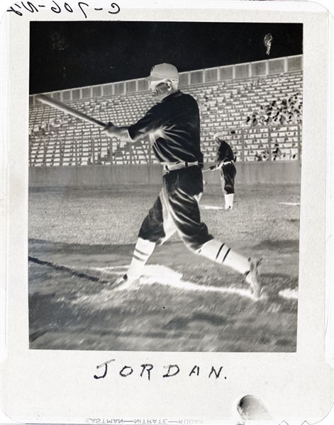 1909 Superbas TIM JORDAN Vintage CHARLES CONLON via BURKE 2nd Gen Photo Negative