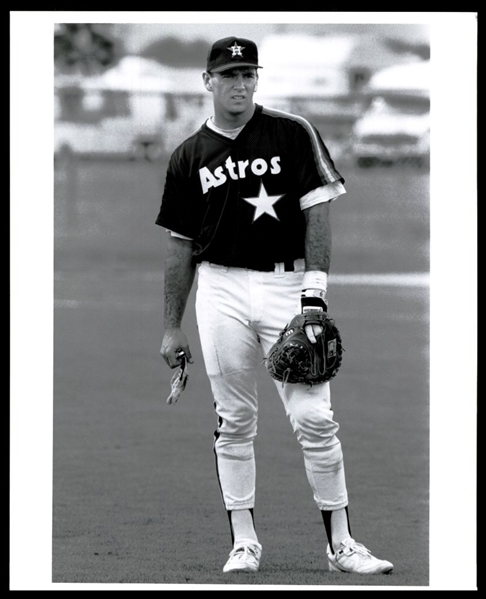 1992-93 Houston Astros EDDIE TAUBENSEE Original Photo Type 1