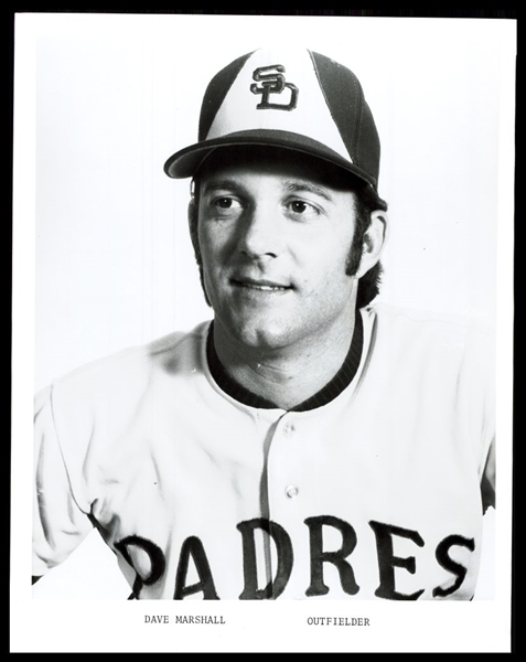1973 San Diego Padres DAVE MARSHALL Team Issue Original Photo