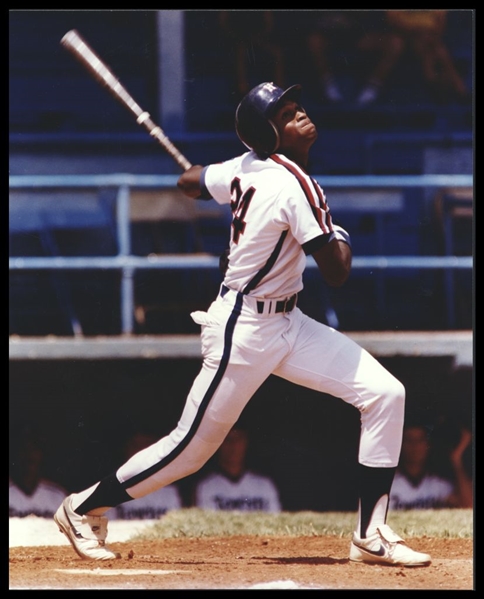 1990 Houston Astros ORLANDO MILLER Batting Original Photo Type 1