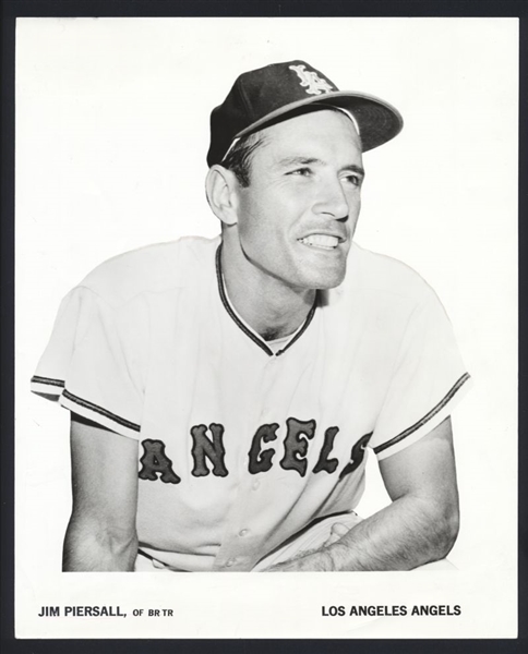 1969 Los Angeles Angels JIM PIERSALL Team Issue Original Photo