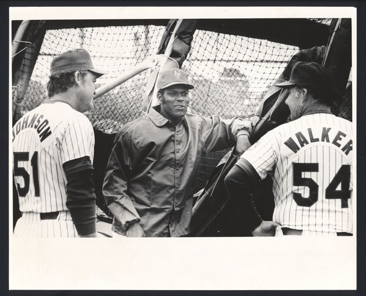 1981 Mets BENNY AYALA, DERON JOHNSON & RUBE WALKER Original Photo Type 1