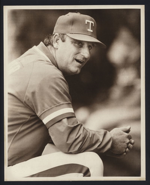 1984 Texas Rangers DOUG RADER Manager Original Photo Type 1
