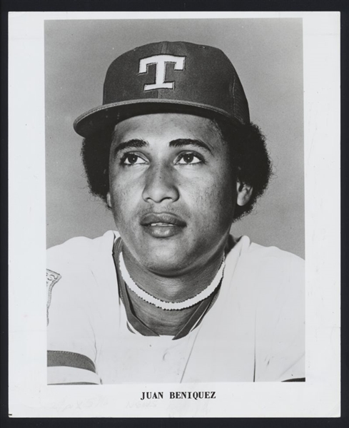 1978 Texas Rangers JUAN BENIQUEZ Team Issue Original Photo