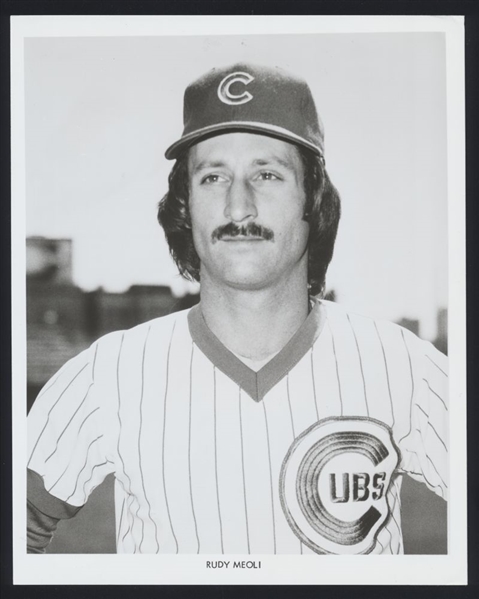 1978 Chicago Cubs RUDY MEOLI Team Issue Original Photo