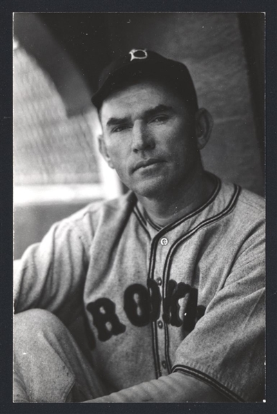 TOM ZACHARY Real Photo Postcard RPPC 1934-36 Brooklyn Dodgers George Burke 