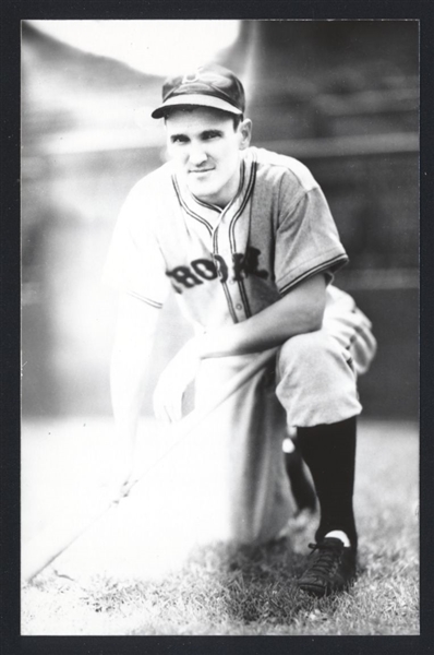 EDDIE WILSON Real Photo Postcard RPPC 1936 Brooklyn Dodgers George Burke 
