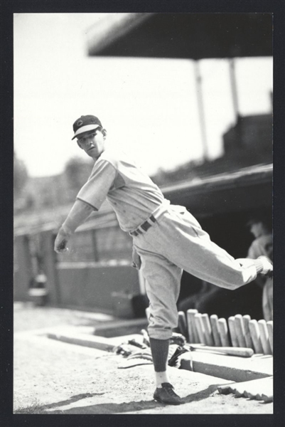 LEE GRISSOM Real Photo Postcard RPPC 1937-38 Cincinnati Reds George Burke 
