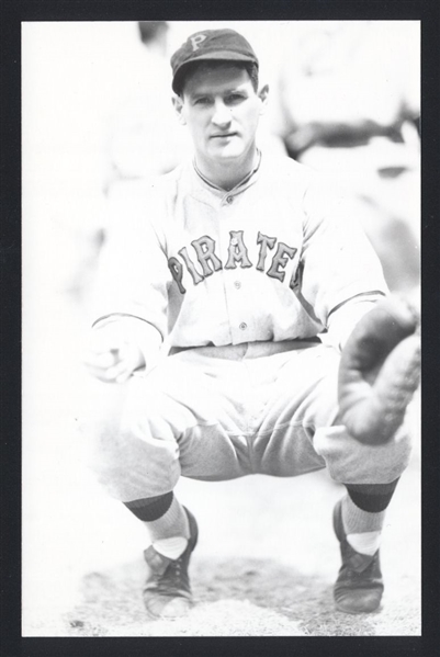 TOM PADDEN Real Photo Postcard RPPC 1932-35 Pittsburgh Pirates George Burke