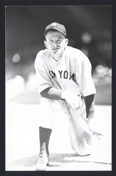 GEORGE SELKIRK Real Photo Postcard RPPC 1934-41 New York Yankees George Burke