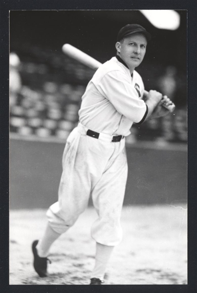 FRED TAUBY Real Photo Postcard RPPC 1935 Chicago White Sox George Burke 