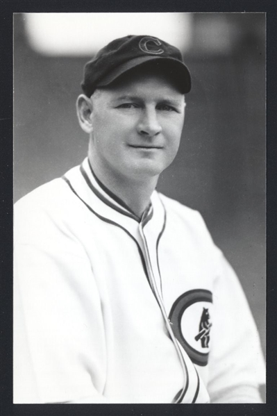 BOB O'FARRELL Real Photo Postcard RPPC 1934 Chicago Cubs George Burke 