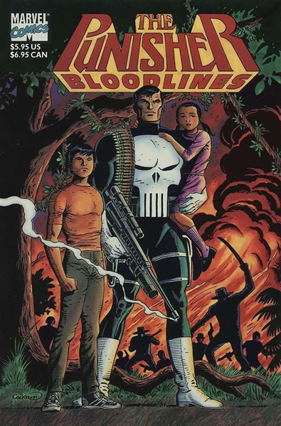 Punisher: Bloodlines GN VF/NM 1991 Marvel Comic Book