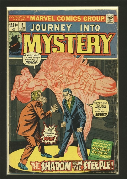 Journey into Mystery (V2) #5 VG 1973 Marvel Comic Book