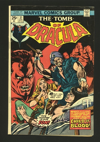 Tomb of Dracula #31 VG 1975 Marvel Comic Book