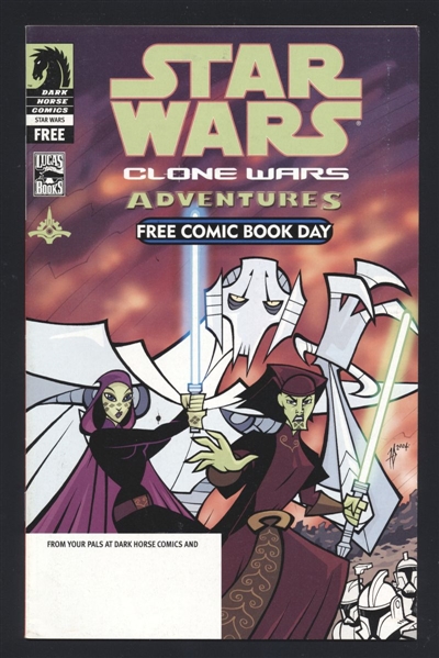 Star Wars: Clone Wars Adventures FCBD #1 VF 2004 Dark Horse Comic Book