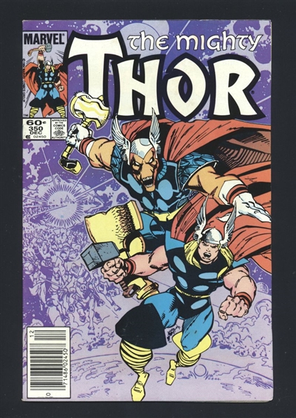 Thor #350 NM 1984 Marvel NEWSSTAND Beta Ray Bill Comic Book
