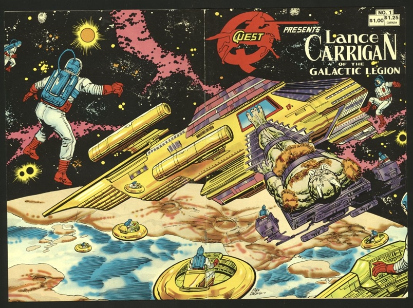 Quest Presents #1 NM 1983 Quest Lance Carrigan of the Galactic Legion Comic Book