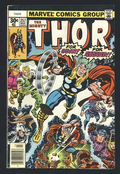 Thor #257 VG 1977 Marvel Jack Kirby Cover Comic Book