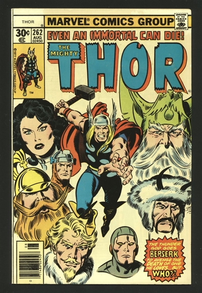 Thor #262 FN 1977 Marvel Comic Book