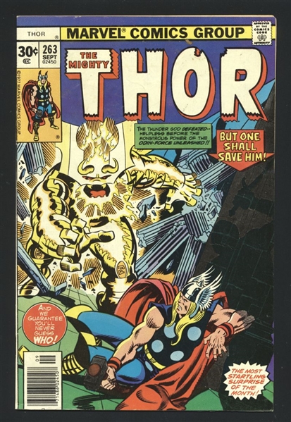 Thor #263 G 1977 Marvel Comic Book