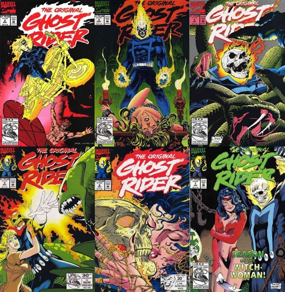 The Original Ghost Rider Rides Again RUN #2-7 FN 1991 M