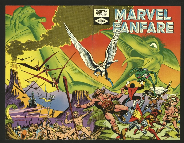 Marvel Fanfare #3 NM  Marvel X-Men In Savage Land Comic Book