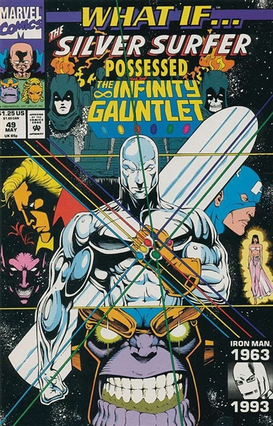 What If…? (V2) #49 NM 1993 Marvel Silver Surfer Infinity Gauntlet Comic Book