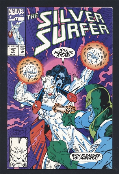 The Silver Surfer (1987) #79 FN 1993 Marvel Comic Book