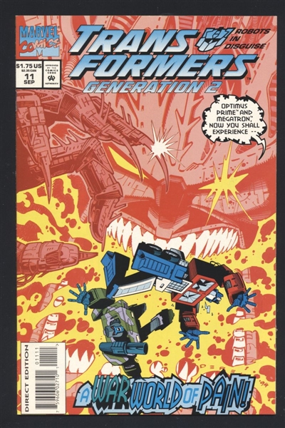 Transformers: Generation 2 #11 NM 1994 Marvel Comic Book