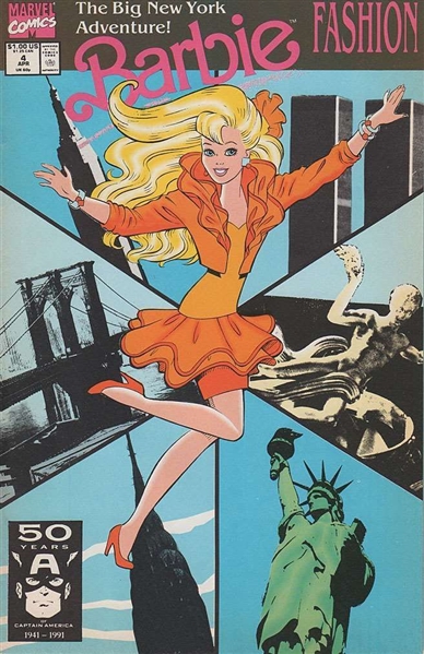 Barbie Fashion #4 VF/NM 1991 Marvel Comic Book