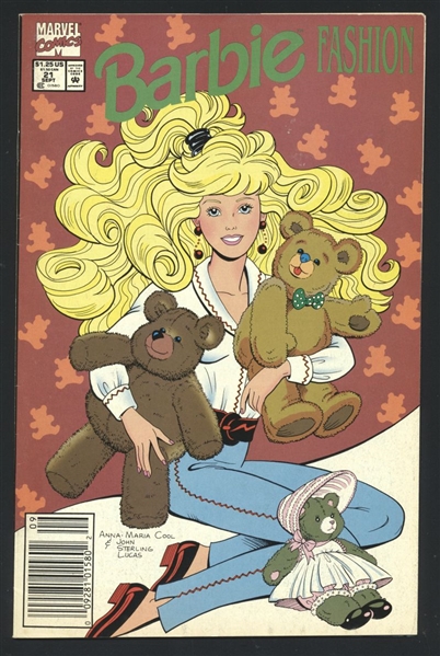 Barbie Fashion #21 VF 1992 Marvel NEWSSTAND Edition Comic Book