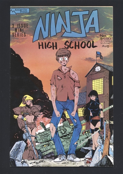 Ninja High School #3 FN 1987 Antarctic Press 1st Queen Shiva Comic Book