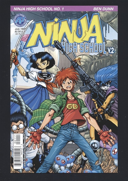 Ninja High School Version 2 #1 VF/NM  Antarctic Comic Book