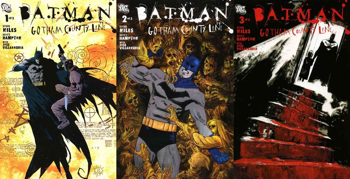Batman: Gotham County Line GN SET #1-3 NM 2005 DC Steve Niles Comic Book