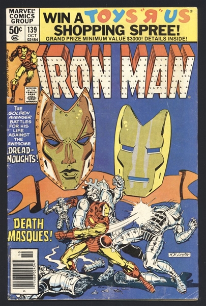 Iron Man #139 G 1980 Marvel Comic Book