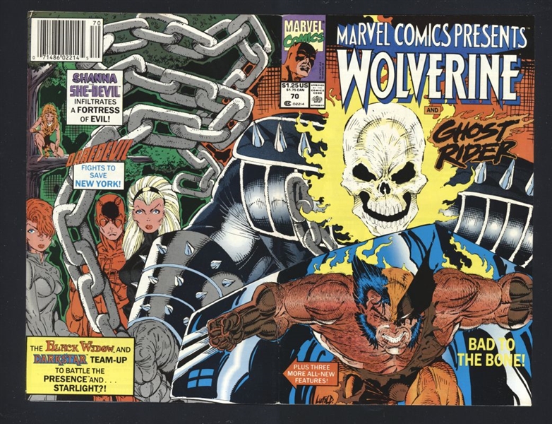 Marvel Comics Presents #70 VF 1991 Marvel NEWSSTAND Liefeld Cover Comic Book