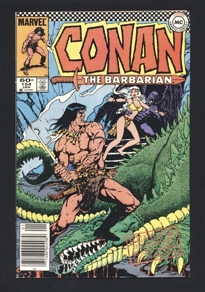 Conan the Barbarian #154 VG 1984 Marvel NEWSSTAND Comic Book