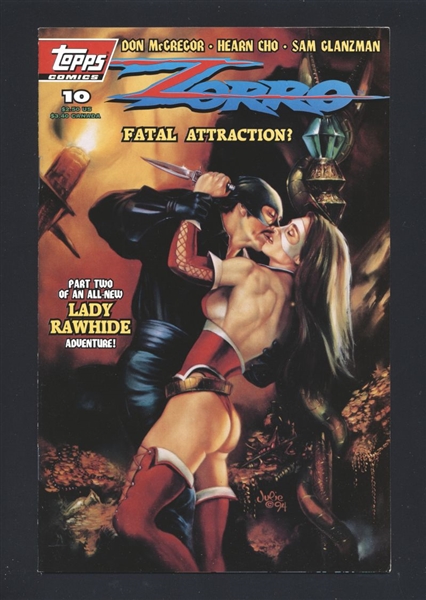 Zorro (Topps) #10 NM 1994 Topps Julie Bell Lady Rawhide Comic Book