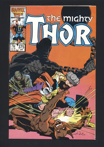Thor #375 VF/NM 1987 Marvel Absorbing Man Loki Comic Book