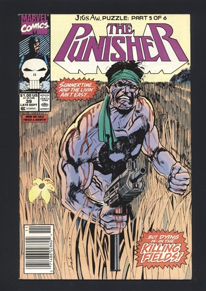 Punisher (1987) #39 VF/NM 1990 Marvel NEWSSTAND Comic Book