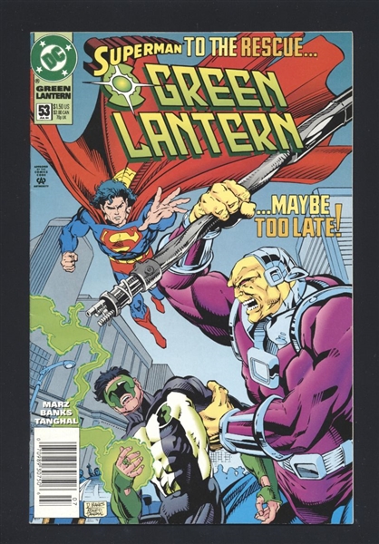 Green Lantern (V3) #53 VF/NM 1994 DC NEWSSTAND Rematch Comic Book
