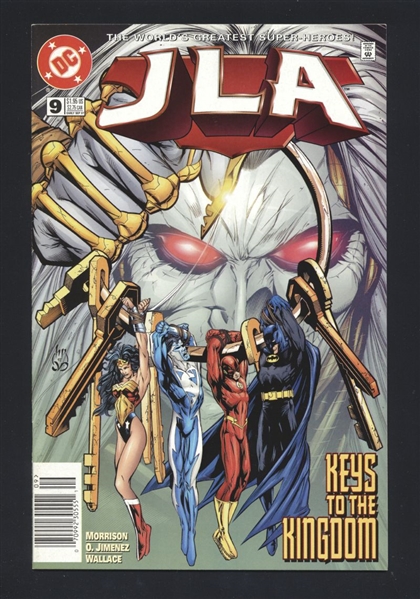 JLA #9 NM 1997 DC Grant Morrison Comic Book