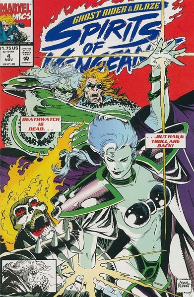 Ghost Rider/Blaze: Spirits of Vengeance #4 NM 1992 Marvel Comic Book