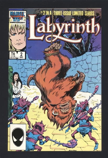 Labyrinth: The Movie #2 VF 1986 Marvel Comic Book